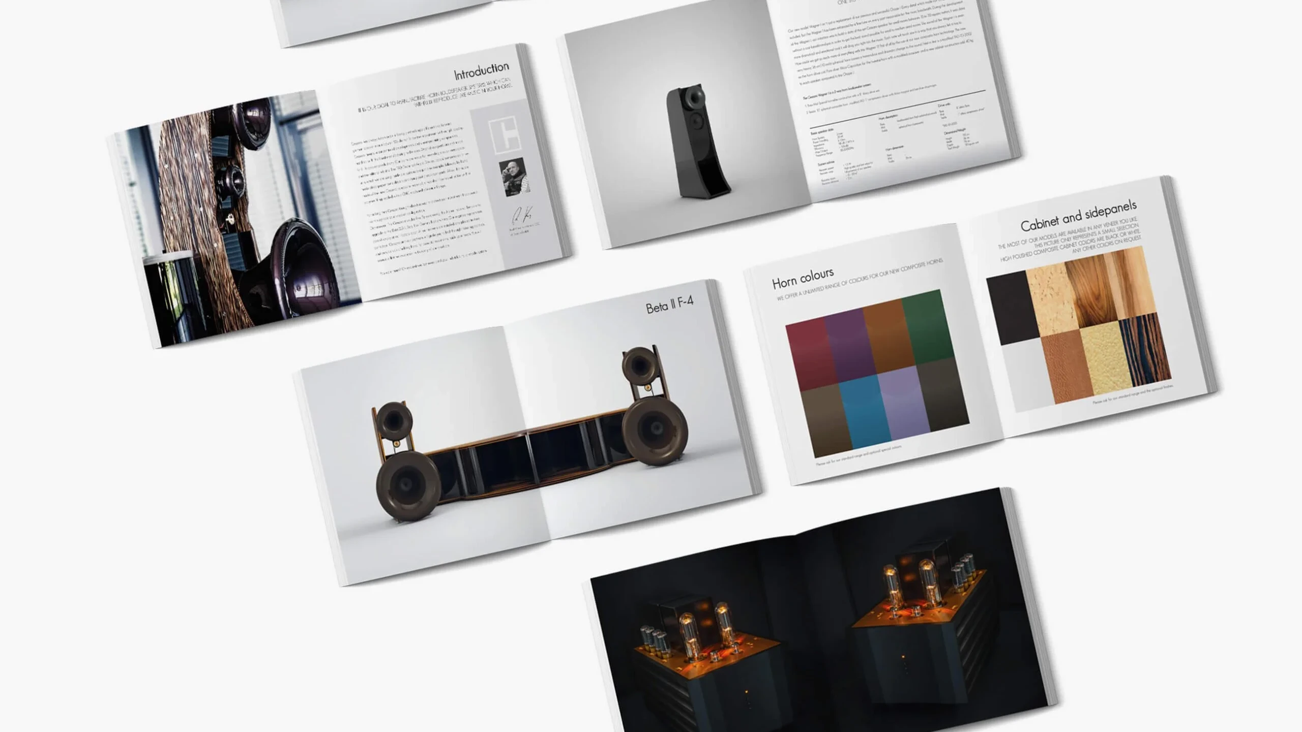 Cessaro: Web & Print for Luxury Speakers