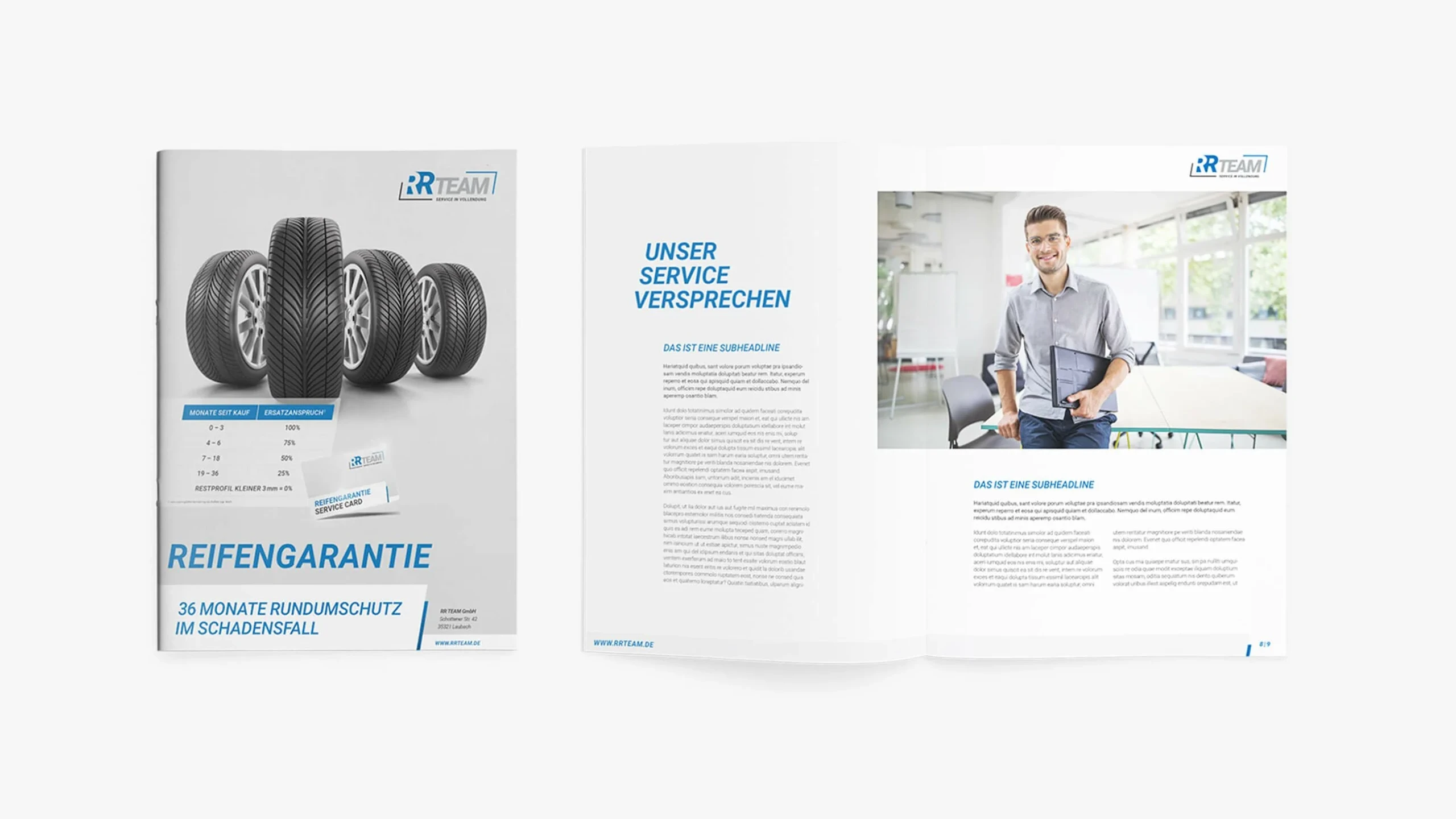 RR Team: Tyre Specialist Branding