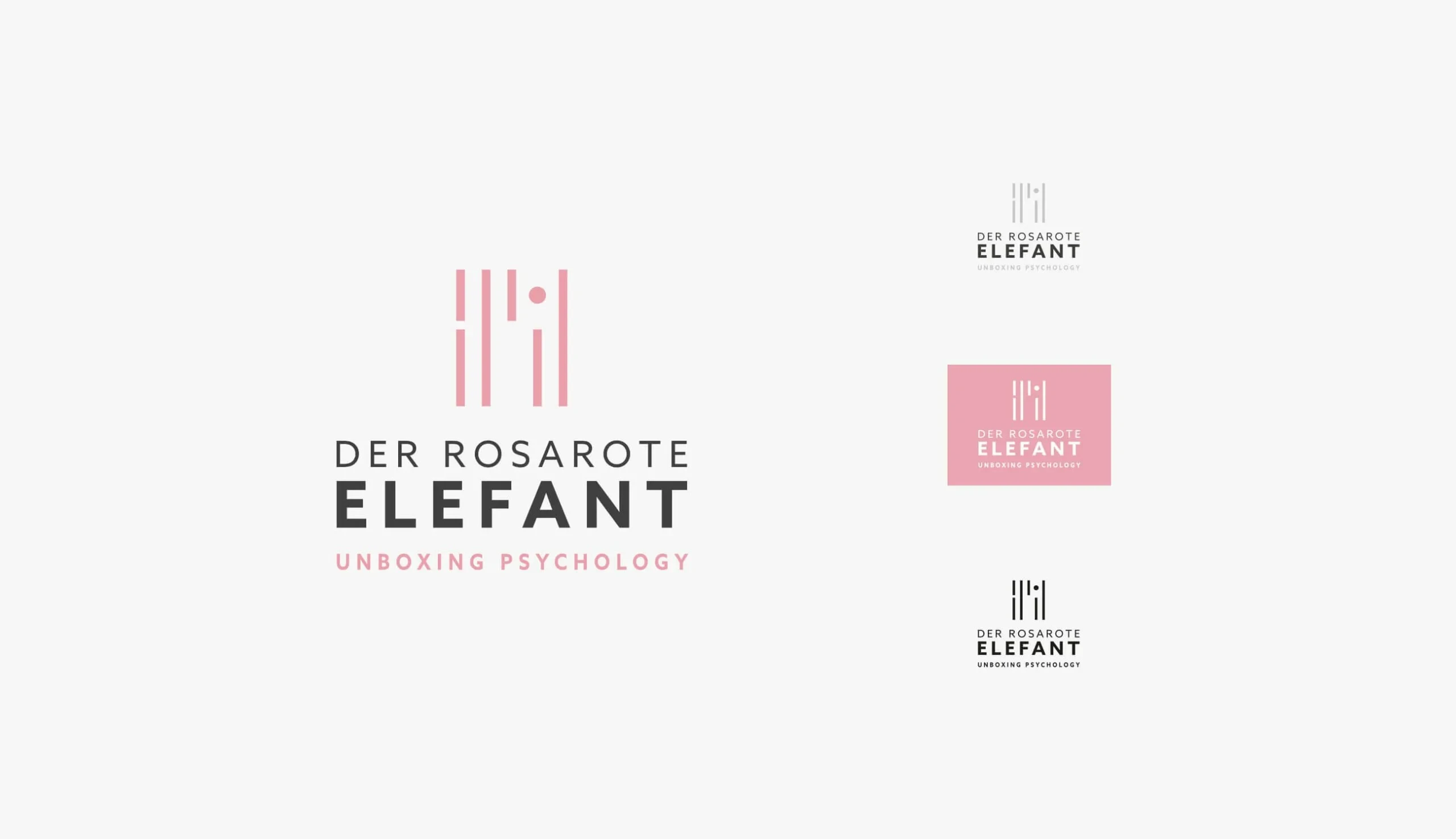 Der rosarote Elefant: Branding & Website screenshot 1