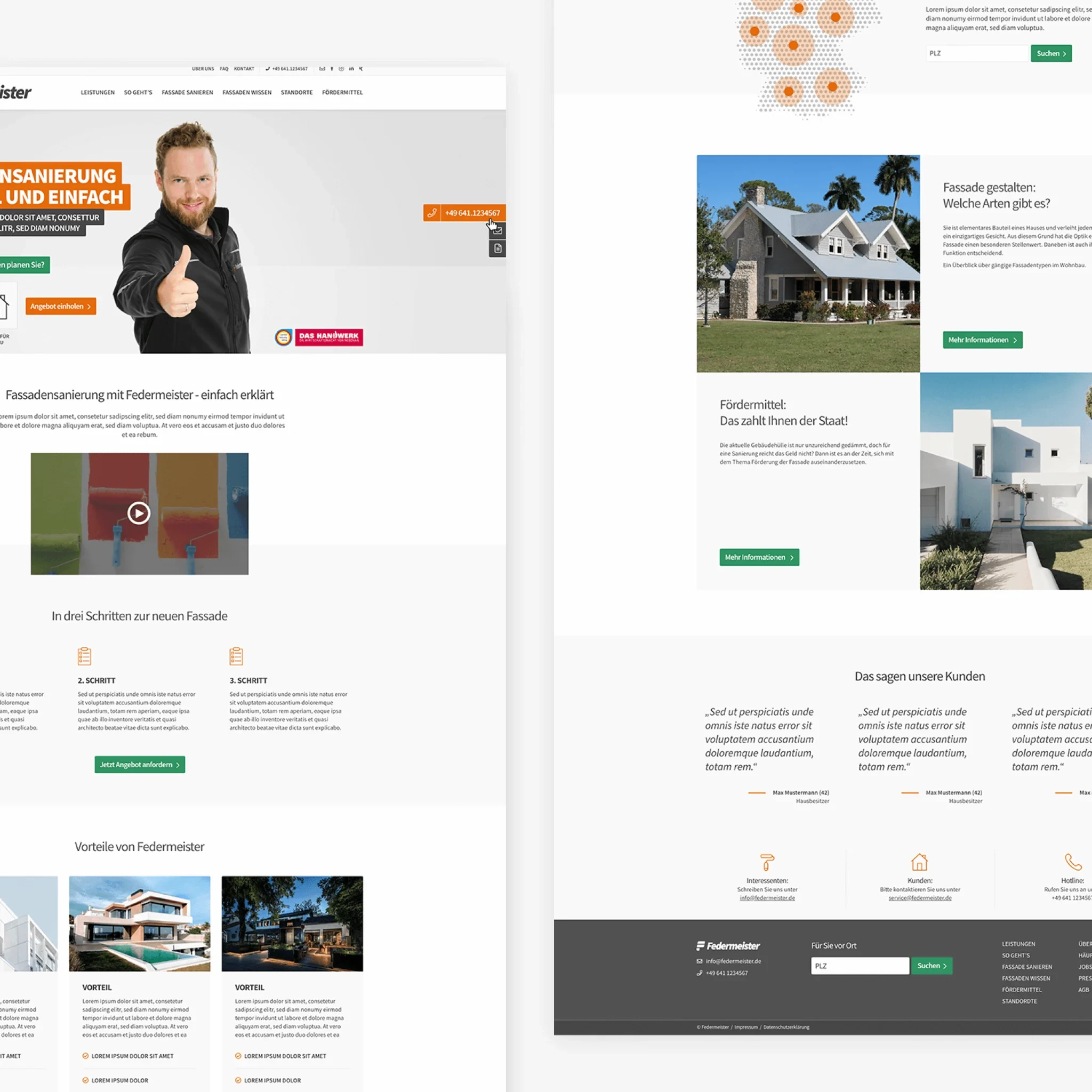 Federmeister: Branding & Web Platform screenshot 2
