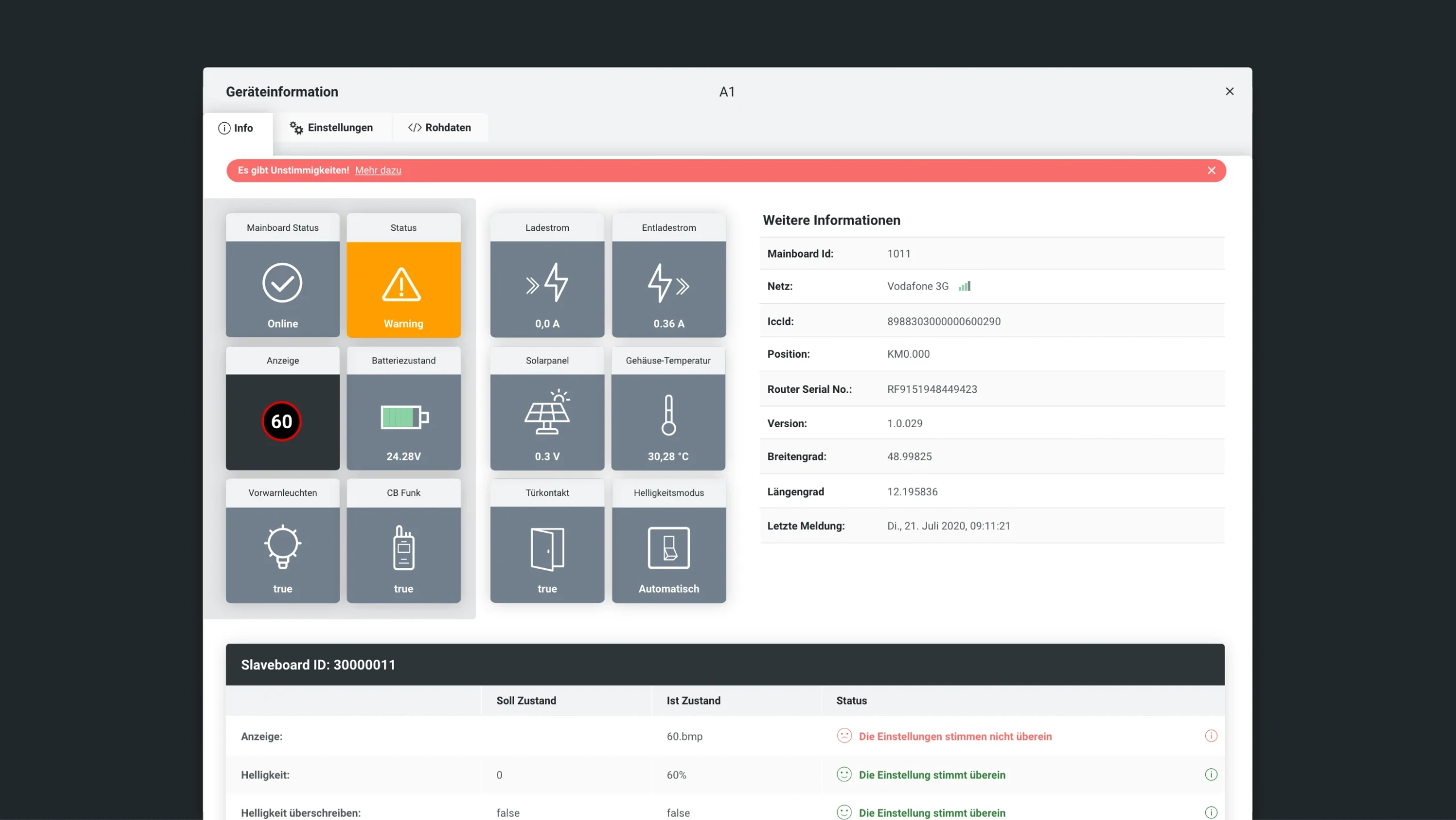 IoT System for Mobile LED Traffic Warning Systems screenshot 2