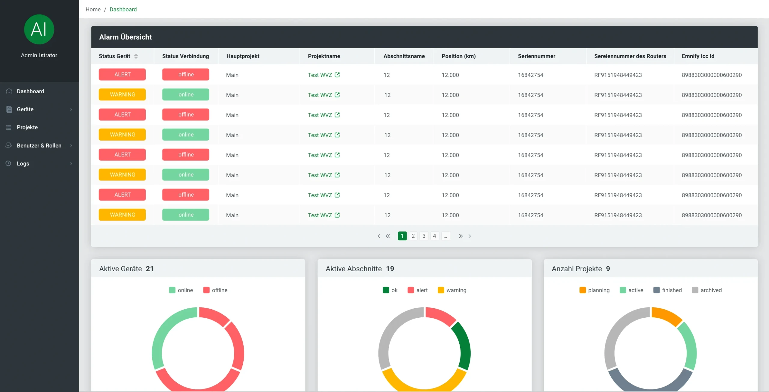 IoT System for Mobile LED Traffic Warning Systems screenshot 1