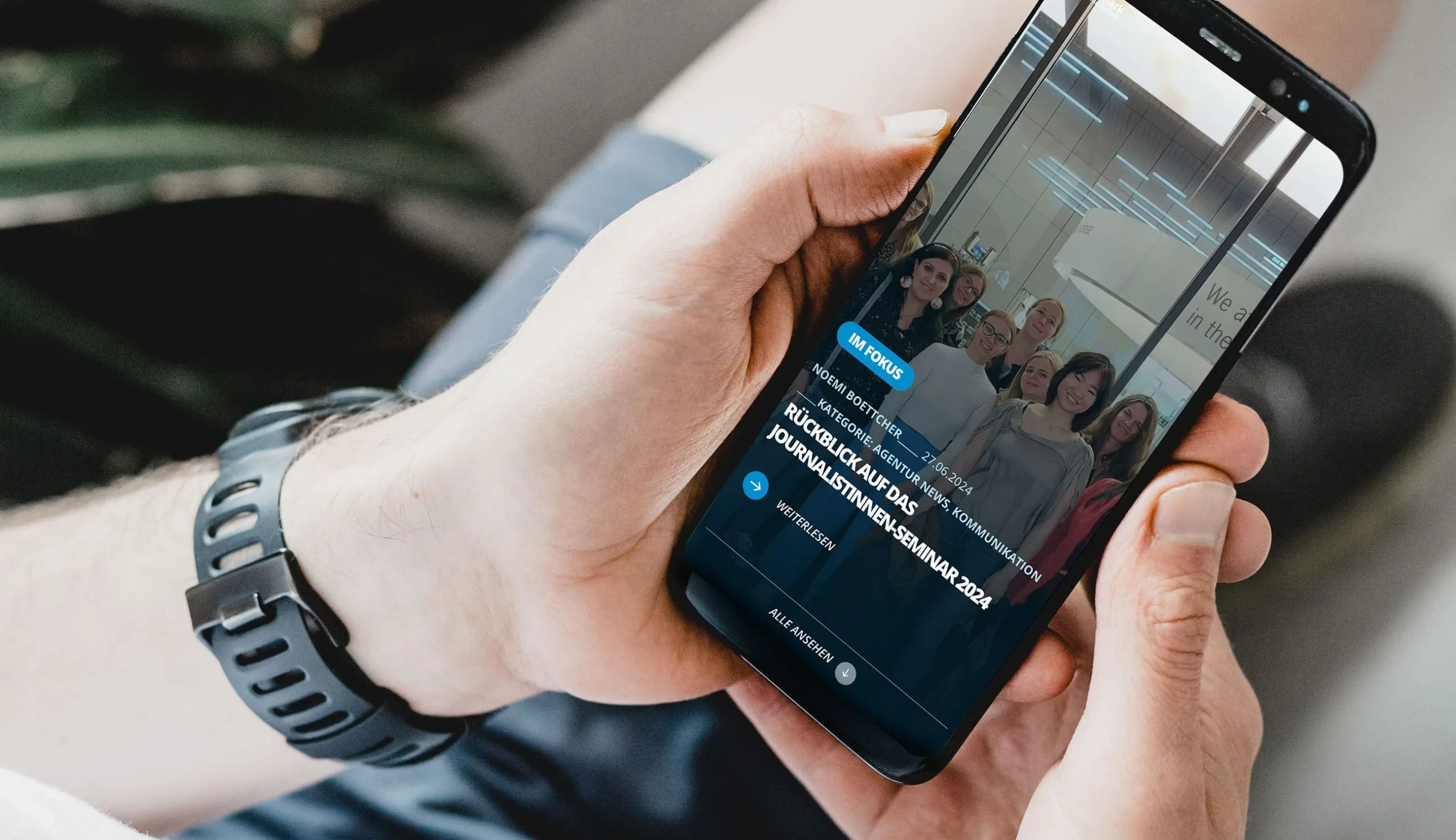 NewMark: Financial PR Website Relaunch screenshot 7