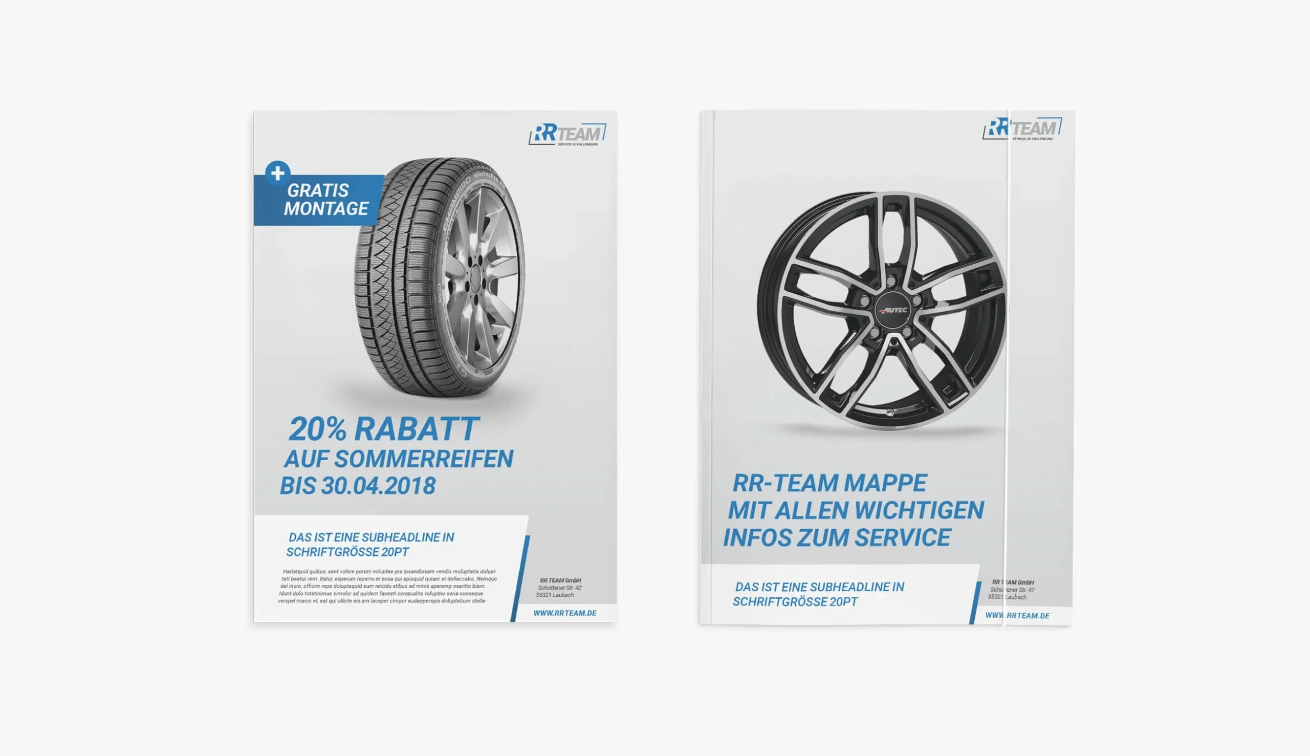 RR Team: Tyre Specialist Branding screenshot 4