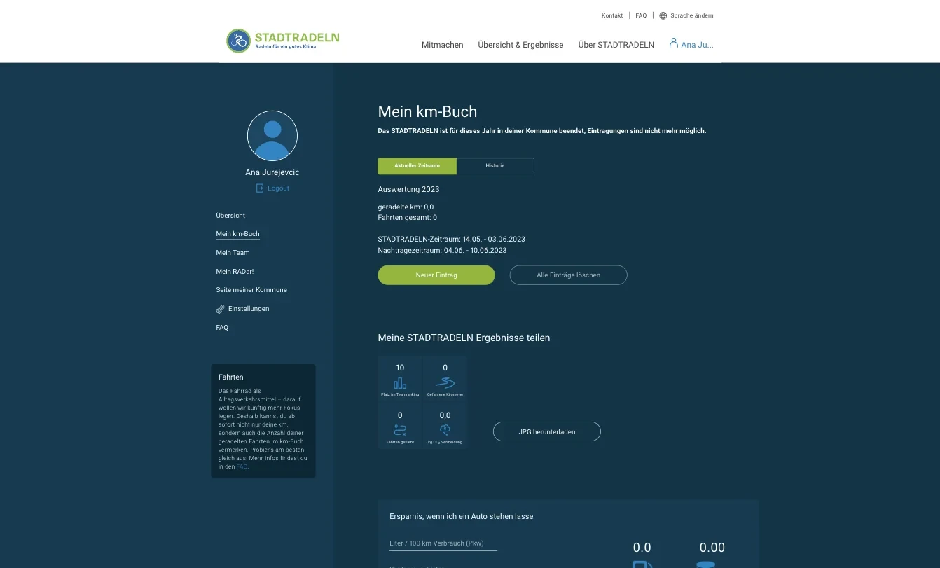 STADTRADELN: Cycling for a Better Climate screenshot 2