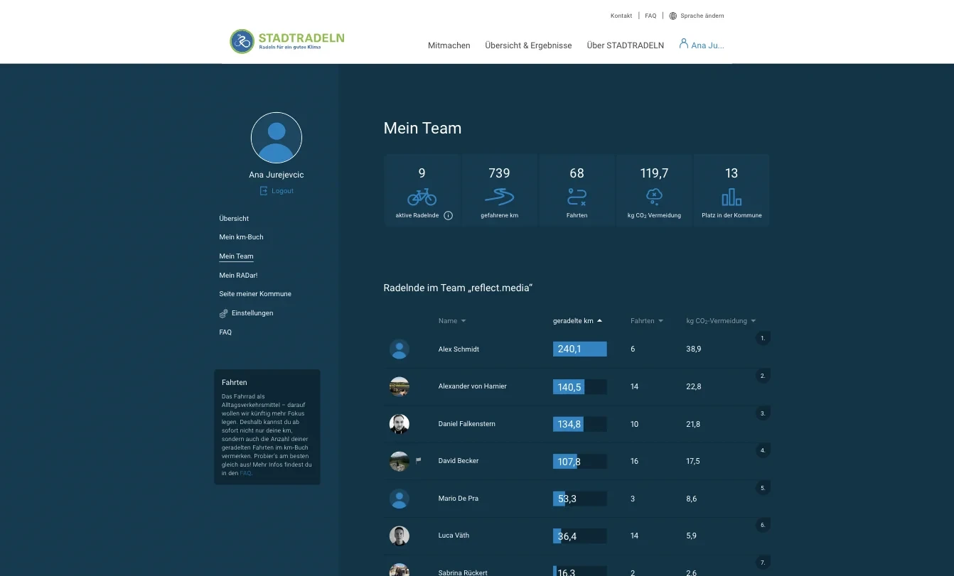 STADTRADELN: Cycling for a Better Climate screenshot 3