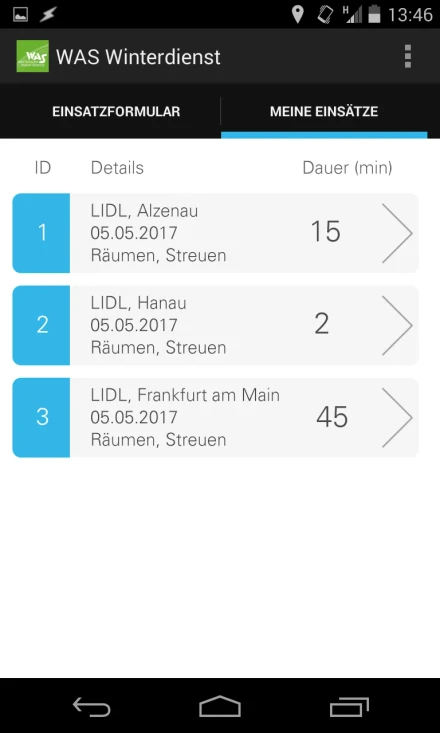 WAS Winterdienst: Winter Service App screenshot 4