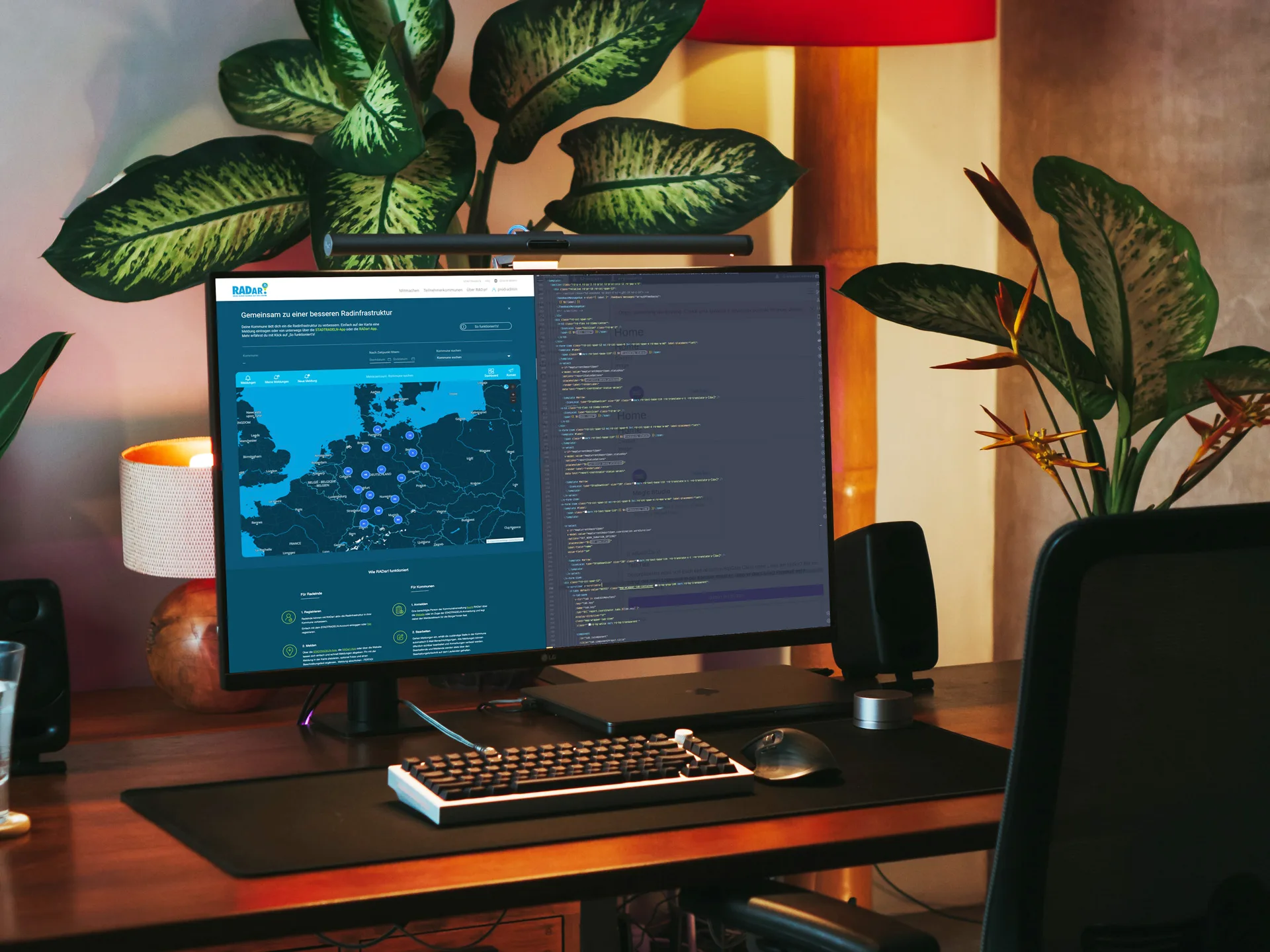 Responsive Website-Design auf Desktop und Smartphone — Webentwicklung und UI-Design von reflect.media
